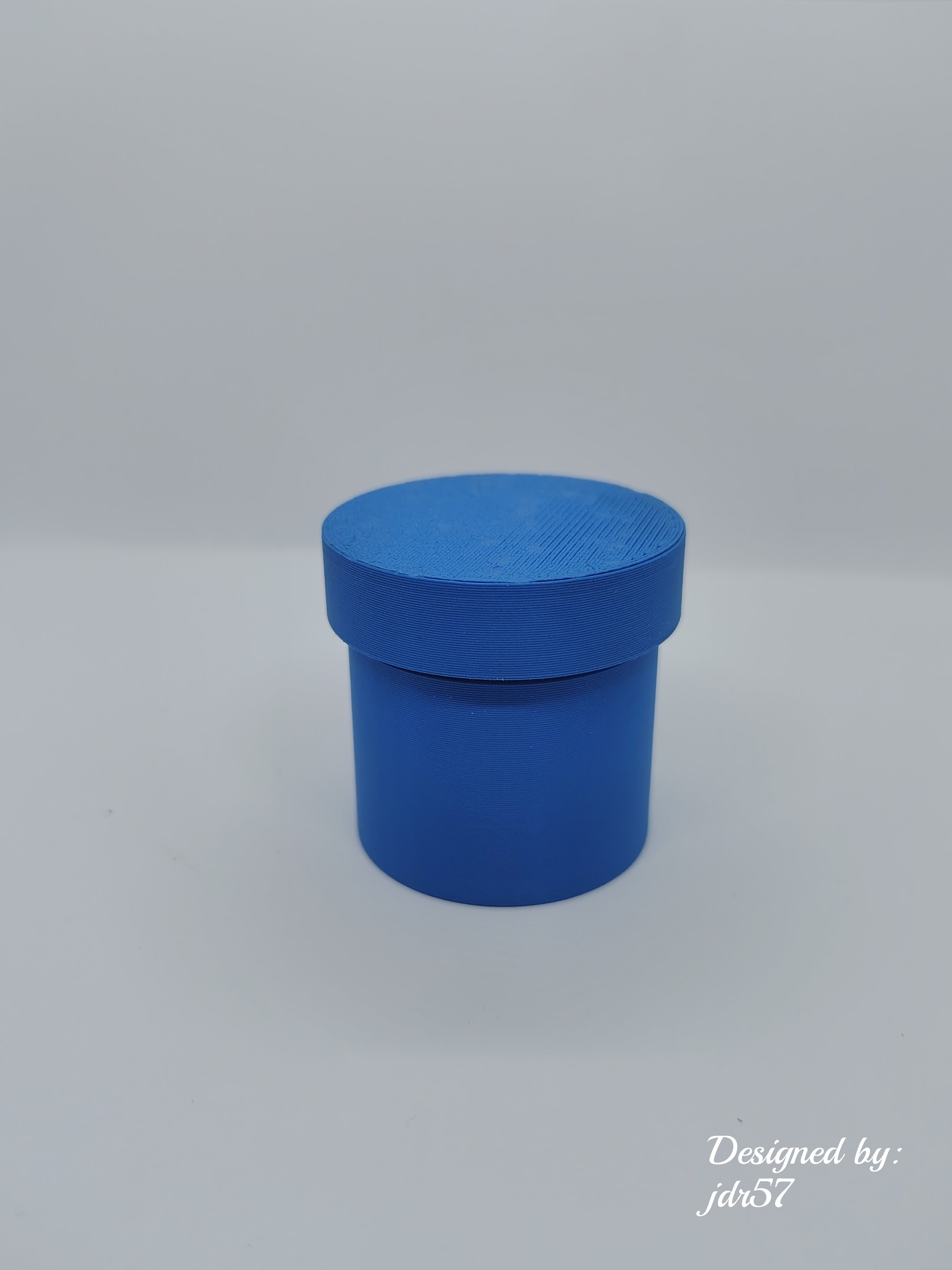 Small threaded container