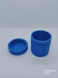 Small threaded container