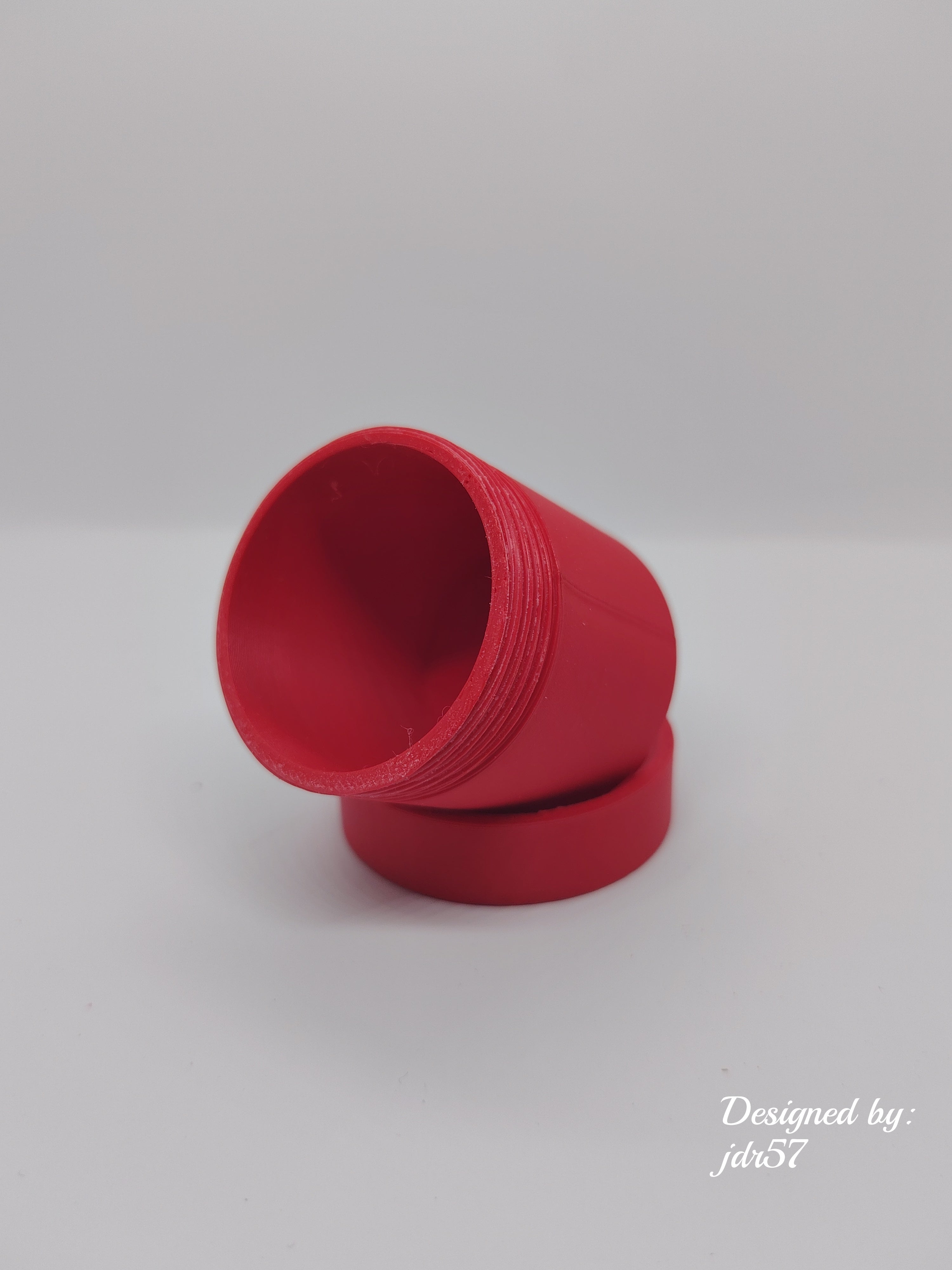 Small threaded container