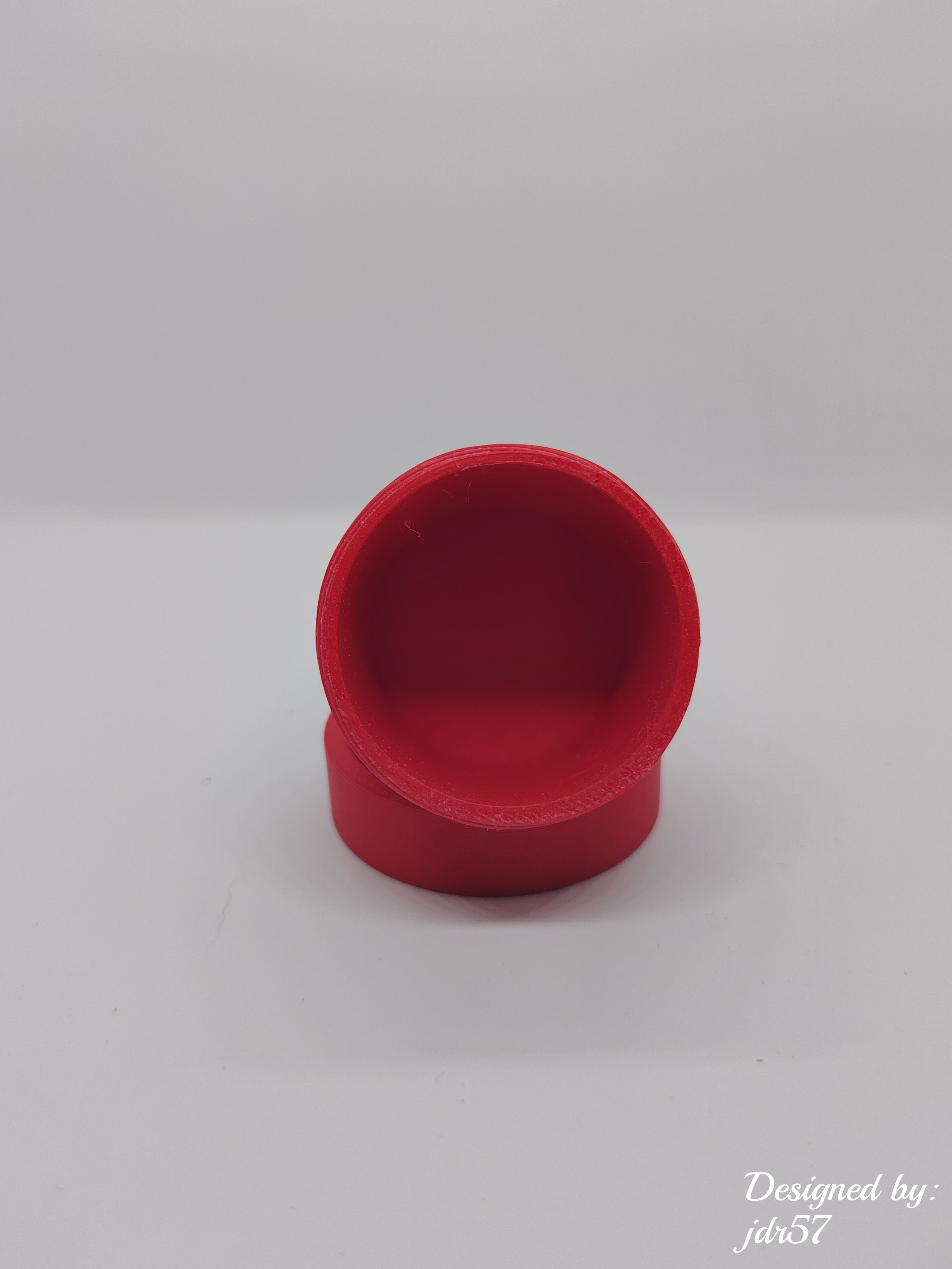 Small threaded container
